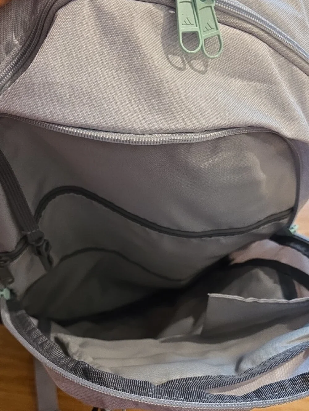adidas Light Gray & Coral Accent Excelerator Backpack